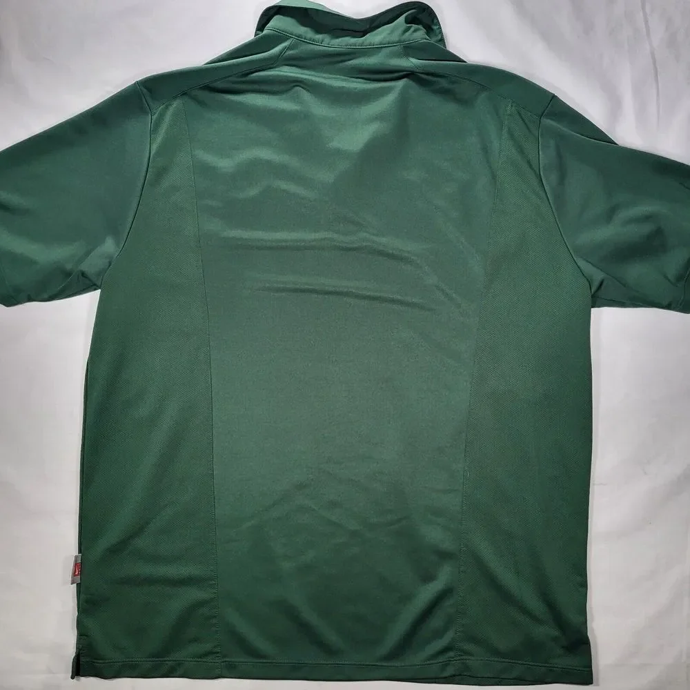 Baylor University Bears Men's XL Nike Team‎ Dri-Fit Green Polo - Picture 7 of 9